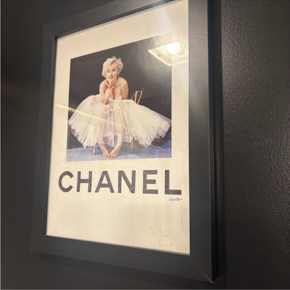 CHANEL Black and White Framed Art